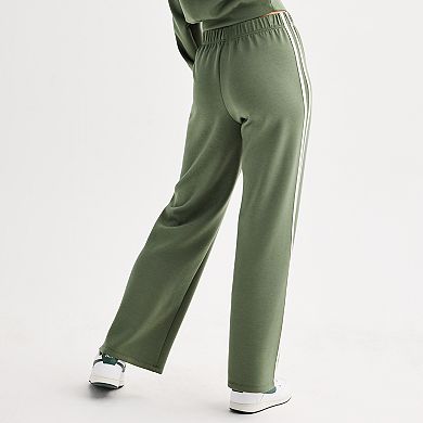 Juniors' LOVE FIRE Scuba Wide Leg Sweatpants