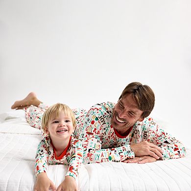 Men's Jammies For Your Families® Fa La La Pajama Top & Pajama Bottoms Set