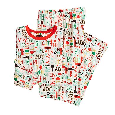 Men's Jammies For Your Families® Fa La La Pajama Top & Pajama Bottoms Set