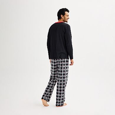 Men's Jammies For Your Families® Winter Plaid Pajama Top & Pajama Bottoms Set