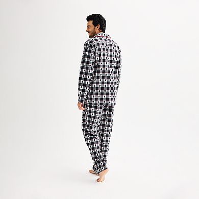 Men's Jammies For Your Families® Fa La La Plaid Notch Pajama Top & Pajama Bottoms Set