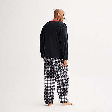 Big & Tall Jammies For Your Families® Winter Plaid Pajama Top & Pajama Bottoms Set