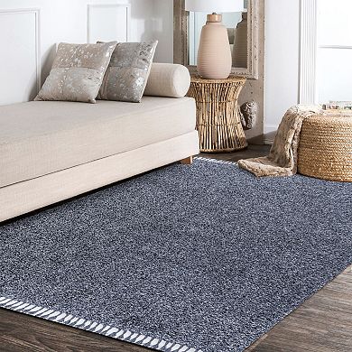 Mercer Shag Plush Tassel Area Rug