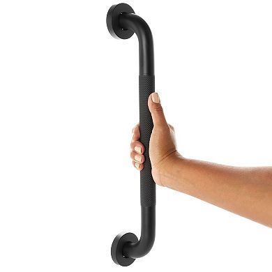 2 Pack Shower Grab Bars For Bathtubs And Shower, 16 Inch Anti-slip Handle, Black