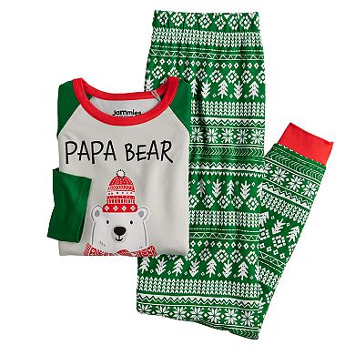 Men's Jammies For Your Families® Bear Pajama Top & Pajama Bottoms Set