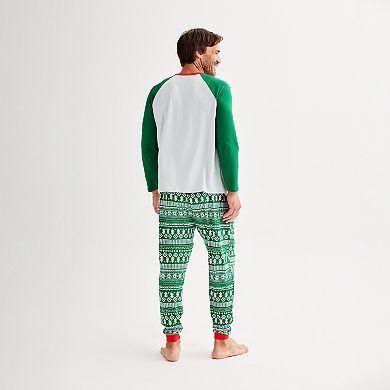 Men's Jammies For Your Families® Bear Pajama Top & Pajama Bottoms Set