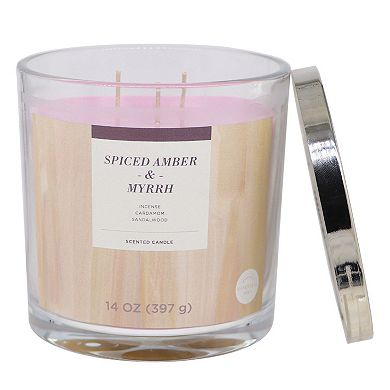 Sonoma Goods For Life® Spiced Amber & Myrrh 14-oz. Single Pour Jar Candle