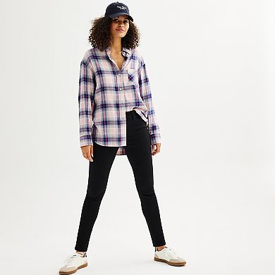 Women's Sonoma Goods For Life® Oversized Boyfriend Flannel