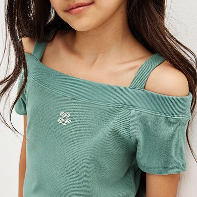 Girls 7-16 Limited Too Cold-Shoulder Top