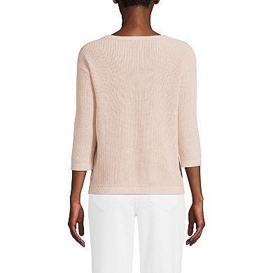 Women's Lands' End Drifter Cable Stitch Sweater