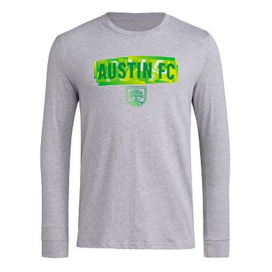 Men's adidas Gray Austin FC Local Pop AEROREADY Long Sleeve T-Shirt