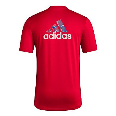 Men's adidas Red FC Dallas Local Pop AEROREADY T-Shirt