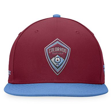 Men's Fanatics Branded Burgundy/Sky Blue Colorado Rapids Downtown Snapback Hat