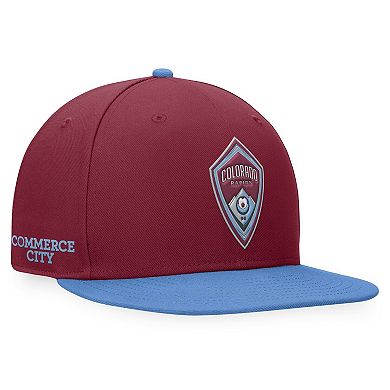 Men's Fanatics Branded Burgundy/Sky Blue Colorado Rapids Downtown Snapback Hat