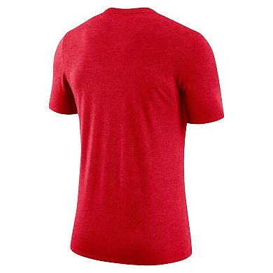 Men's Nike Red Georgia Bulldogs Retro Tri-Blend T-Shirt