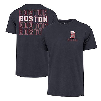 Men's '47 Navy Boston Red Sox Hang Back Franklin T-Shirt