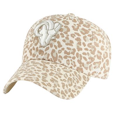 Women's '47 Natural Los Angeles Rams Panthera Clean Up Adjustable Hat