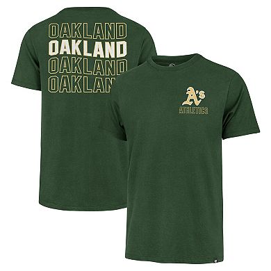 Men's '47 Green Oakland Athletics Hang Back Franklin T-Shirt