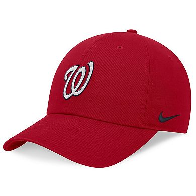 Men's Nike Red Washington Nationals Evergreen Club Adjustable Hat