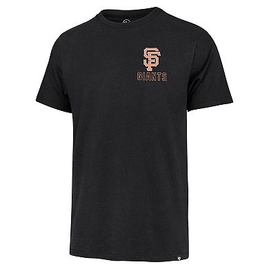 Men's '47 Black San Francisco Giants Hang Back Franklin T-Shirt