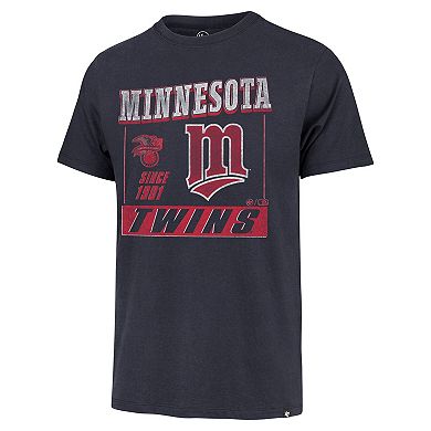 Men's '47 Navy Minnesota Twins Outlast Franklin T-Shirt