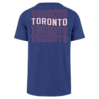 Men's '47 Royal Toronto Blue Jays Hang Back Franklin T-Shirt