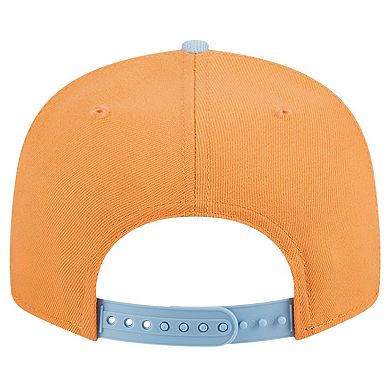 Men's New Era Orange/Light Blue New York Knicks 2-Tone Color Pack 9FIFTY Snapback Hat