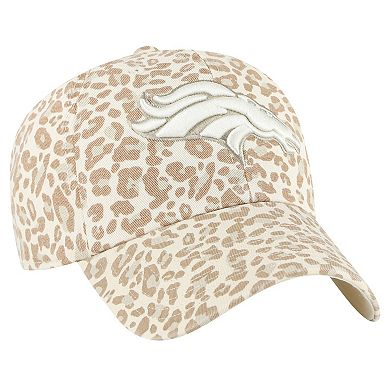 Women's '47 Natural Denver Broncos Panthera Clean Up Adjustable Hat