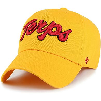 Men's '47 Gold Maryland Terrapins Vintage Clean Up Adjustable Hat