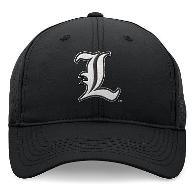 Men's Top of the World Black Louisville Cardinals Liquesce Trucker Adjustable Hat