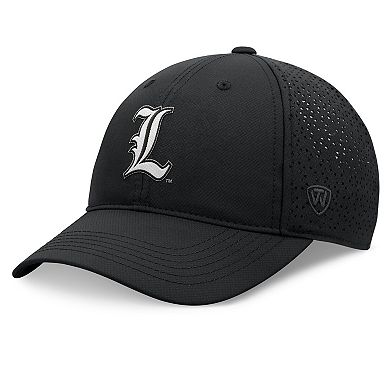 Men's Top of the World Black Louisville Cardinals Liquesce Trucker Adjustable Hat