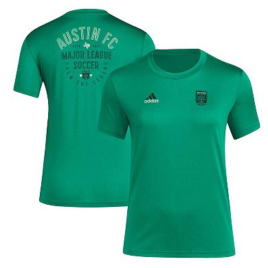 Women's adidas Green Austin FC Local Stoic T-Shirt
