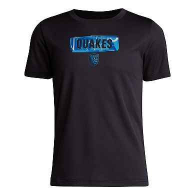 Youth adidas Black San Jose Earthquakes Local Pop T-Shirt