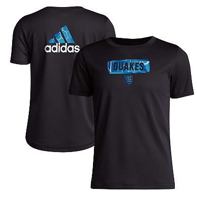 Youth adidas Black San Jose Earthquakes Local Pop T-Shirt