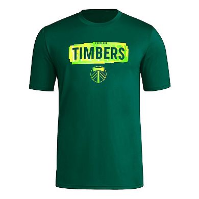 Men's adidas Green Portland Timbers Local Pop AEROREADY T-Shirt
