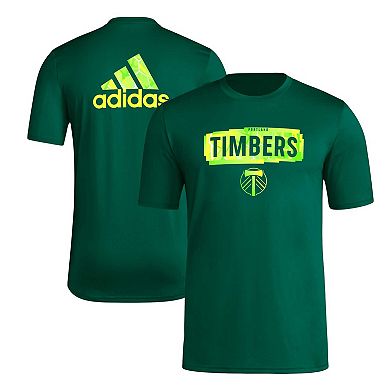 Men's adidas Green Portland Timbers Local Pop AEROREADY T-Shirt