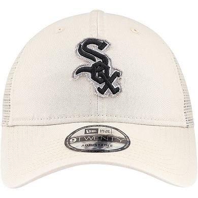 Men's New Era Stone Chicago White Sox Game Day 9TWENTY Adjustable Trucker Hat