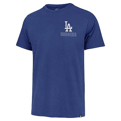 Men's '47 Royal Los Angeles Dodgers Hang Back Franklin T-Shirt