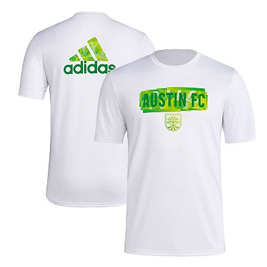 Men's adidas White Austin FC Local Pop AEROREADY T-Shirt