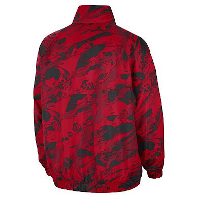 Men's Nike  Red Georgia Bulldogs Anorak Half-Zip Jacket