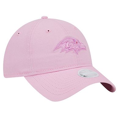 Women's New Era Pink Baltimore Ravens Color Pack 9TWENTY Adjustable Hat
