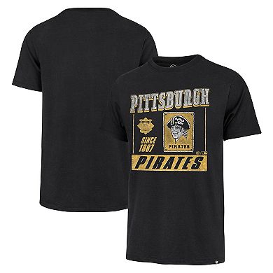 Men's '47 Black Pittsburgh Pirates Outlast Franklin T-Shirt