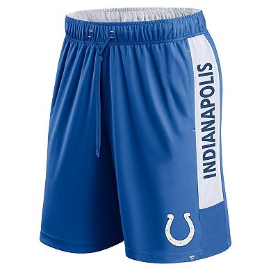 Men's Fanatics Branded  Royal Indianapolis Colts Win The Match Shorts