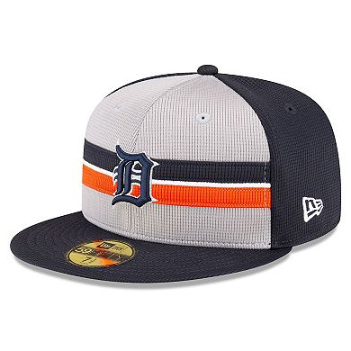 Men's New Era  Gray Detroit Tigers 2024 Batting Practice 59FIFTY Fitted Hat