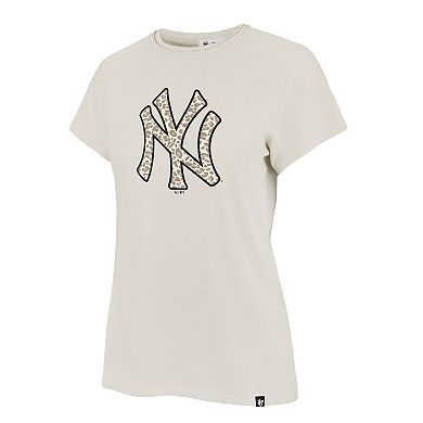 Women's '47 Oatmeal New York Yankees Imprint Frankie T-Shirt
