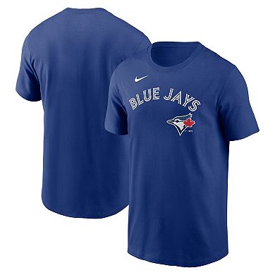 Men's Nike Royal Toronto Blue Jays Fuse Wordmark T-Shirt