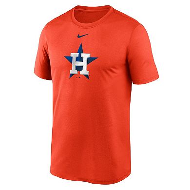Men's Nike  Orange Houston Astros Legend Fuse Large Logo Performance T-Shirt