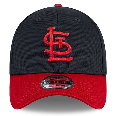 Men's New Era  Navy St. Louis Cardinals 2024 Batting Practice 39THIRTY Flex Hat