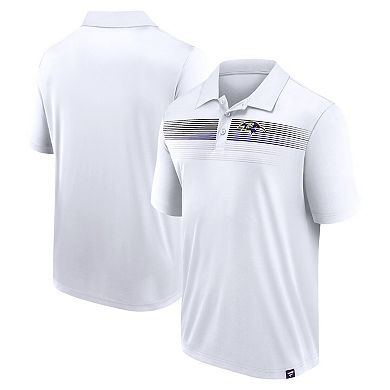 Men's Fanatics White Baltimore Ravens Victory For Us Interlock Polo