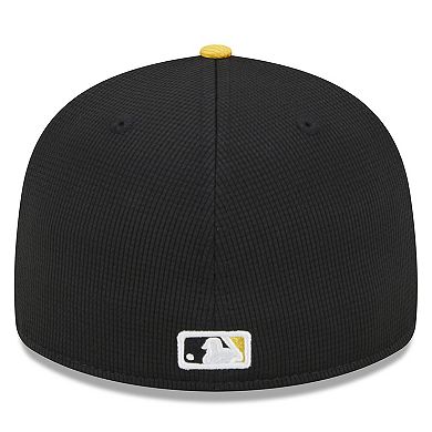 Men's New Era  Black Pittsburgh Pirates 2024 Batting Practice Low Profile 59FIFTY Fitted Hat